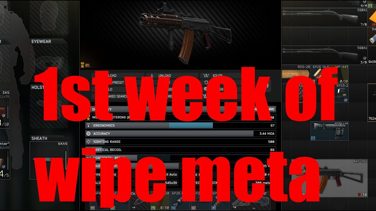 Best guns & meta weapons in Escape from Tarkov patch 13.5.1
