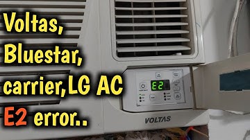 Voltas AC E2 error || voltas window AC E2 error || window AC E2 error.