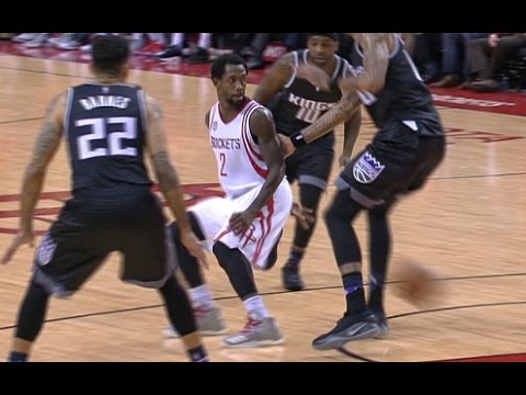 Patrick Beverley Sweet Behind Back Pass To Capela For Layup And 1! 12.14.16