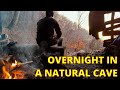 2 DAYS in a Natural Cave - Winter Cold Weather Camping