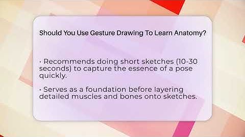 Should You Use Gesture Drawing To Learn Anatomy? - The Virtual Art Desk