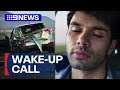 Drivers four times more likely to crash after lack of sleep, study finds | 9 News Australia