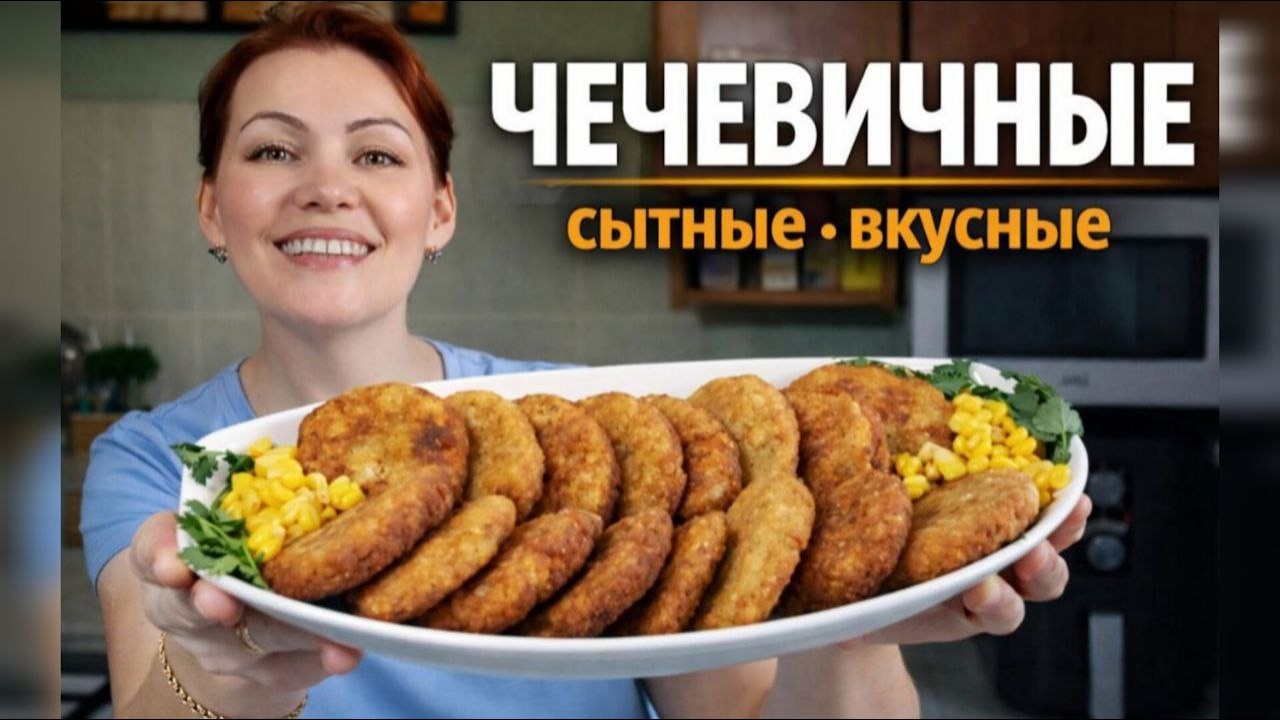 Котлеты из чечевицы без мяса - вкусные, сытные и не разваливаются