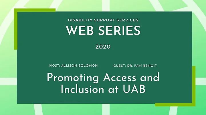 DSS Web Series: Promoting Access and Inclusion at ...