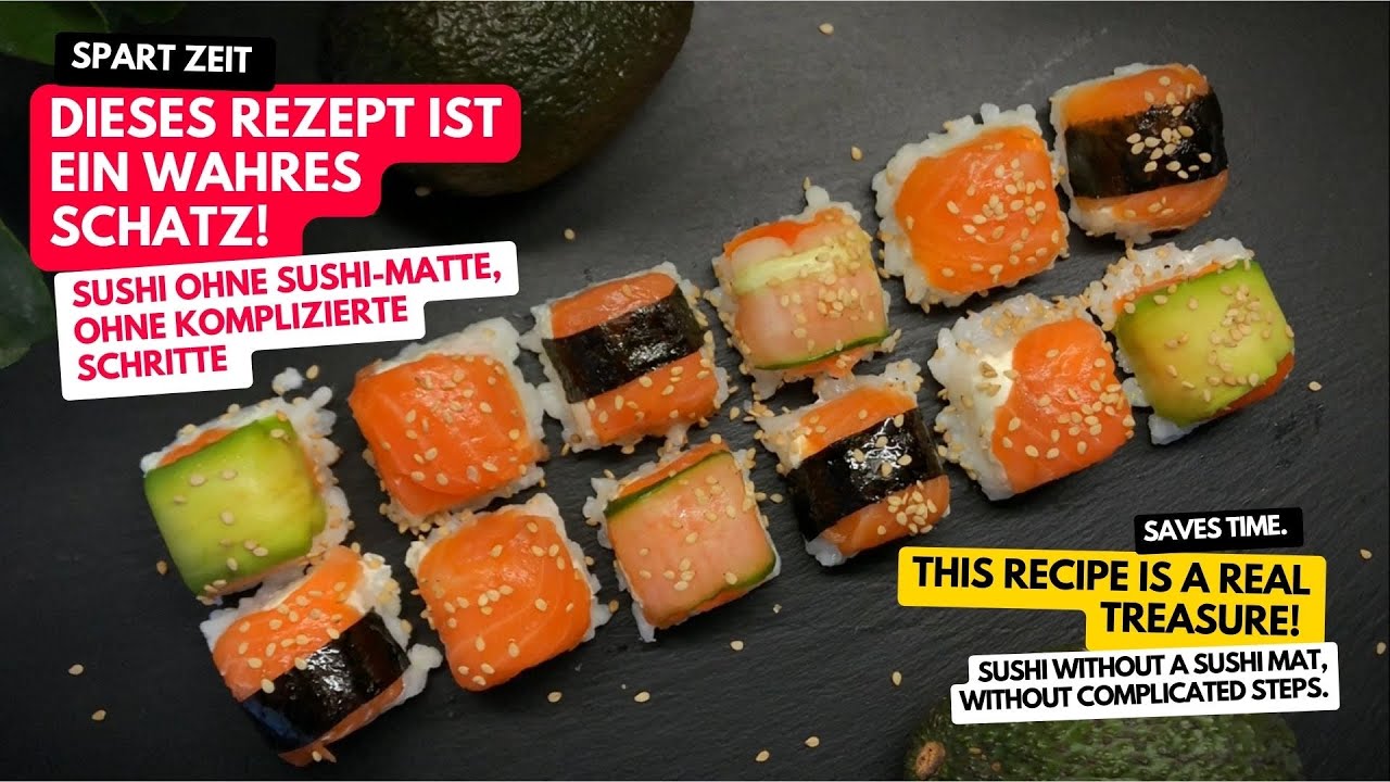 Sushi Rollen Ohne Matte