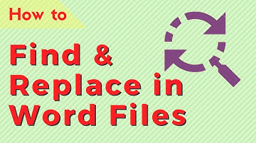 How to Find & Replace Words in Files