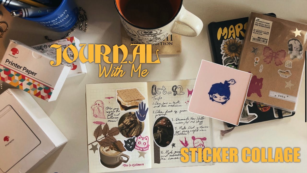 Впервые пробую принтер Phomemo ✨ | Творческий дневник со мной