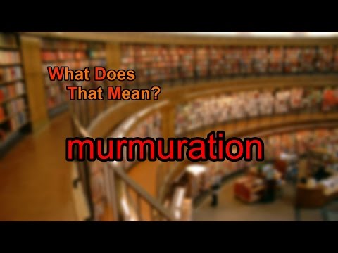 What does murmuration mean?