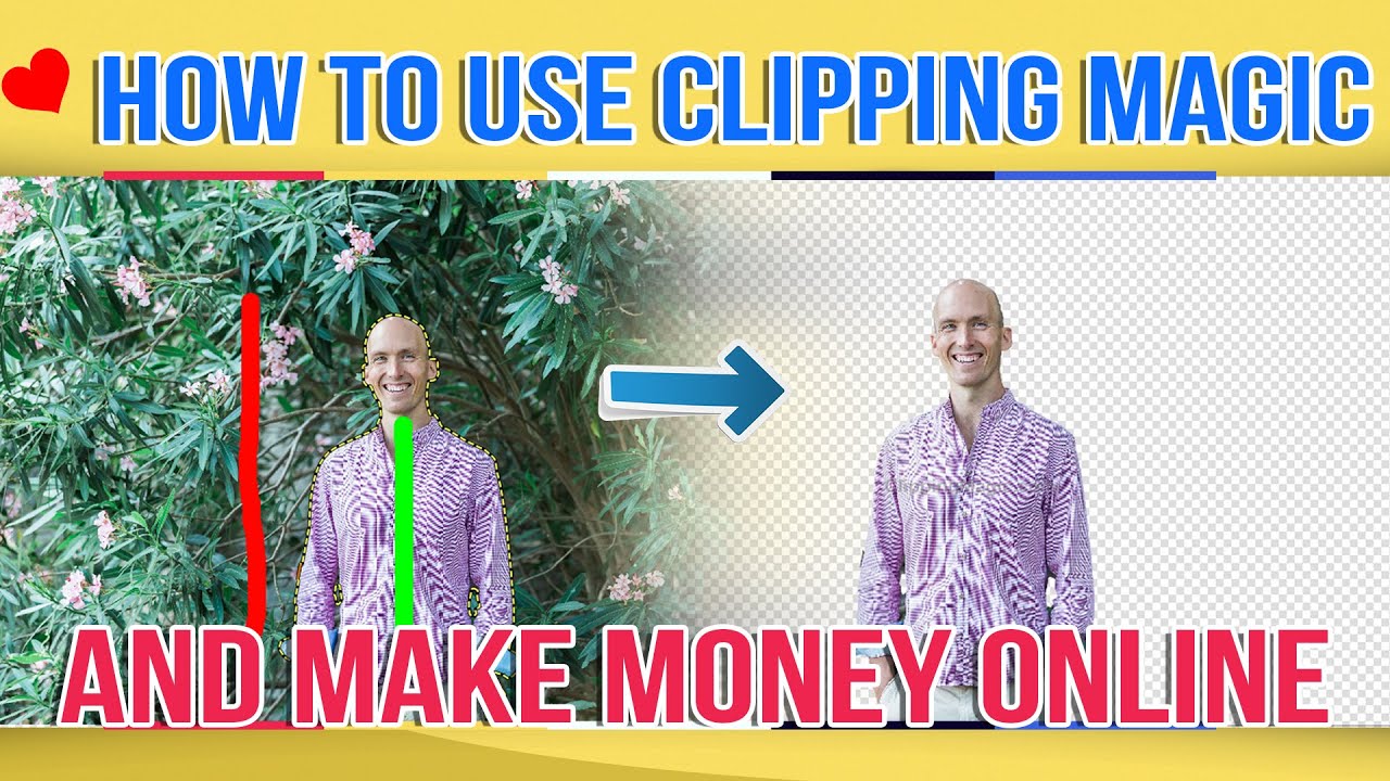 How to Use Clipping Magic to Make Money Online | Earn Money Online Freelancing