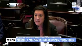 PARQUE NACIONAL TRASLASIERRA, PROVINCIA DE CÓRDOBA - Sen. Rodríguez Machado - Sesión 21/03/2018