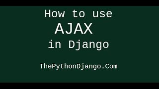How to use AJAX call in Django : Checking username availability using AJAX in django
