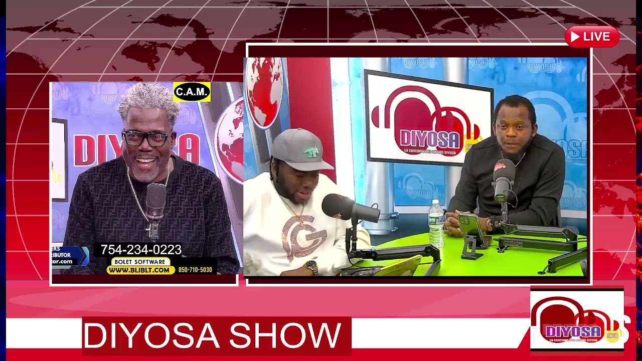 DIYOSA SHOW Kisa Kap Pase Nan HMI la Anpil Dosye Kap Pran Lari. #diyosashow 