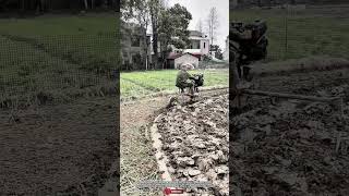 Plowing Tool Power Tiller to Create Perfect Soil for Planting