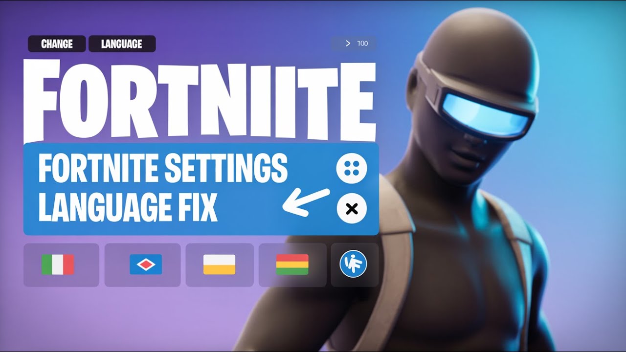 Fortnite Code Language Change Fortnite Language in Seconds (PC, Console & Mobile) - YouTube