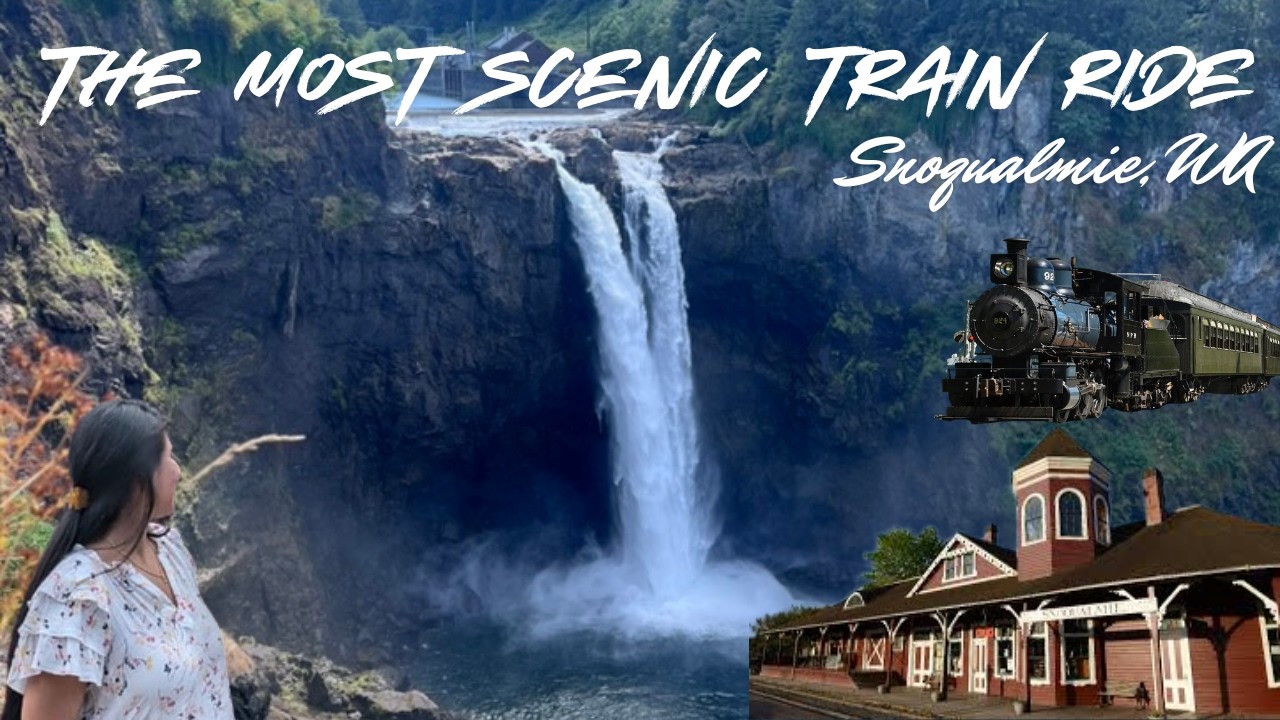 The Most Scenic Train Ride in Washington! (Snoqualmie Falls) 🚂🏔️