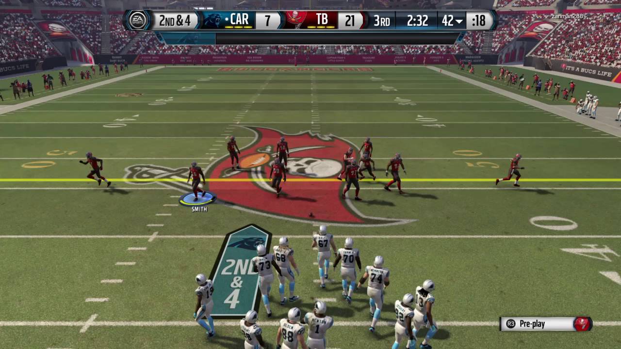 Madden NFL 16 GREG OLSEN GETS POPPED