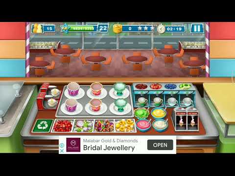 Crazy cooking chef -ice cream parlour