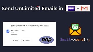 Title: Send Unlimited Emails in PHP Using Gmail SMTP