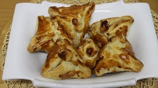 HOJALDRES RELLENOS DE MANZANA Y TOFU