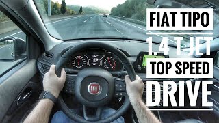 Fiat Tipo 1.4 TJet SDesign (2019) | POV Drive on German Autobahn  Top Speed Drive
