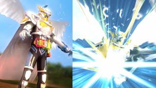 【ガンバライジング】メモリアルフィニッシュ　仮面ライダーブレイブ　レガシーゲーマー　レベル100　RT4-044　スキャン演出　必殺技　まとめ「タドル　クリティカルストライク」