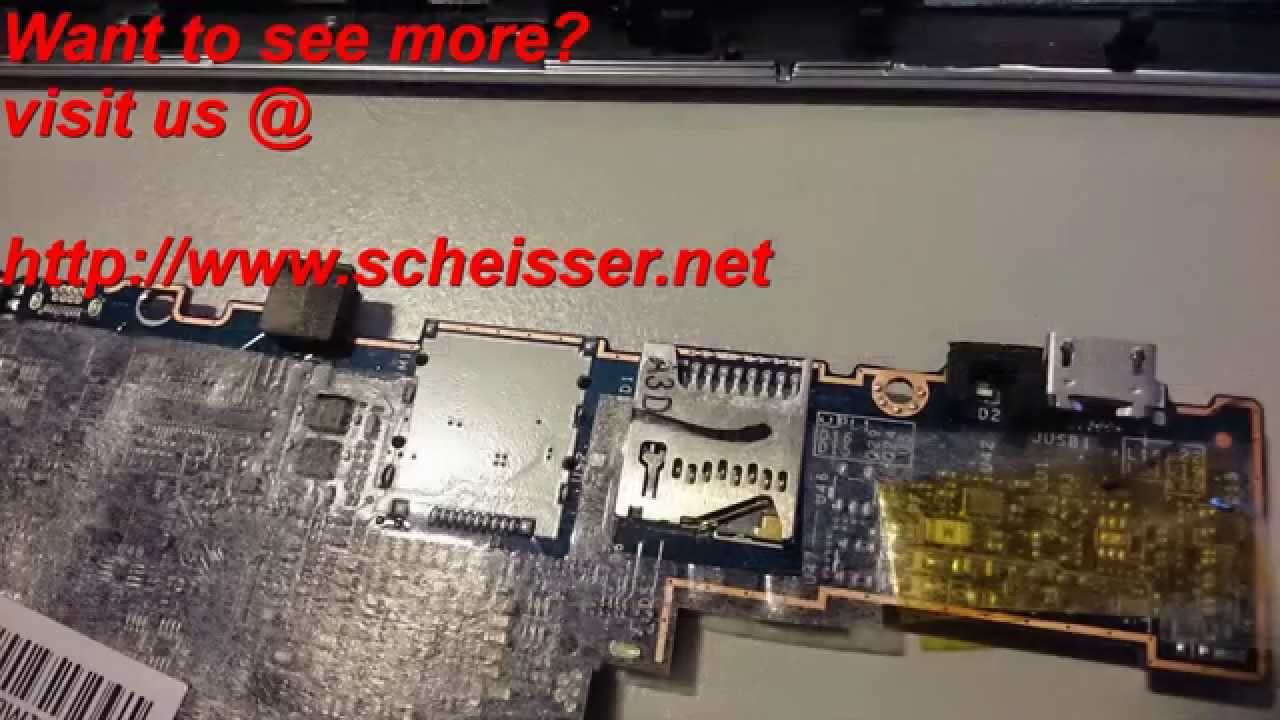 Lenovo Miix 2 8 Disassembly Take Apart Tear Down Youtube