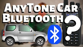 Can the AnyTone 878 PLUS Bluetooth Connect to a Car?