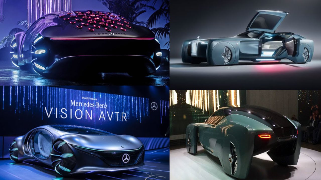Comparison Rolls Royce Vision Next 100 AND Mercedes Benz VISION AVTR