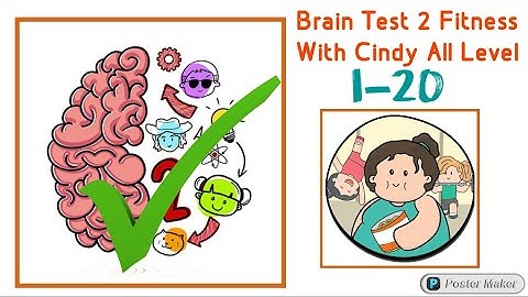 Brain Test 2 | Fitness With Cindy  All Level 1-20 | See Below Description For All Solved Level