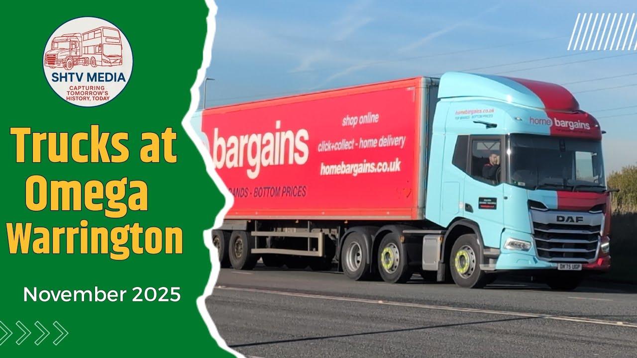 Non-Stop Trucking at Omega! Asda • Home Bargains • Amazon • Royal Mail