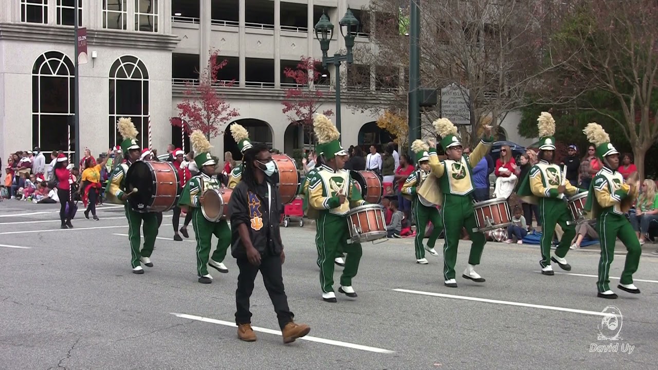 Ben L. Smith HS Marching Band in the 2021 Greensboro NC Christmas