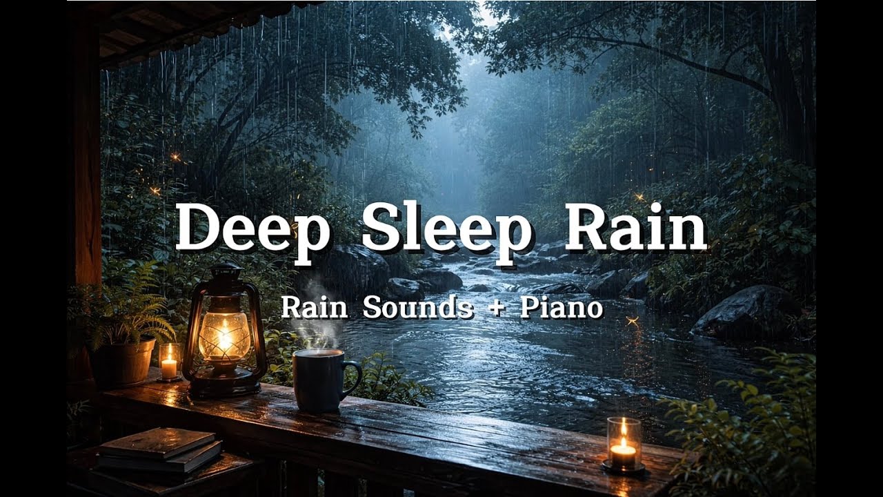 2 Hours of Deep Sleep Rain Sounds 🌧️ | Cozy Night Rain Ambience