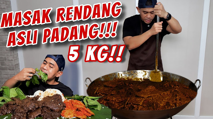 RINDU MASAKAN MAMA!! MASAK RENDANG ASLI PADANG 5KG!!