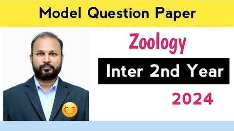Zoology | Model Question Paper | Inter 2nd Year | Intermediate | Telangana