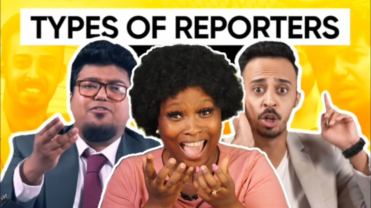 Reporter Types AMERICAN REACTS to Types Of News Reporters | Jordindian REACTION ...