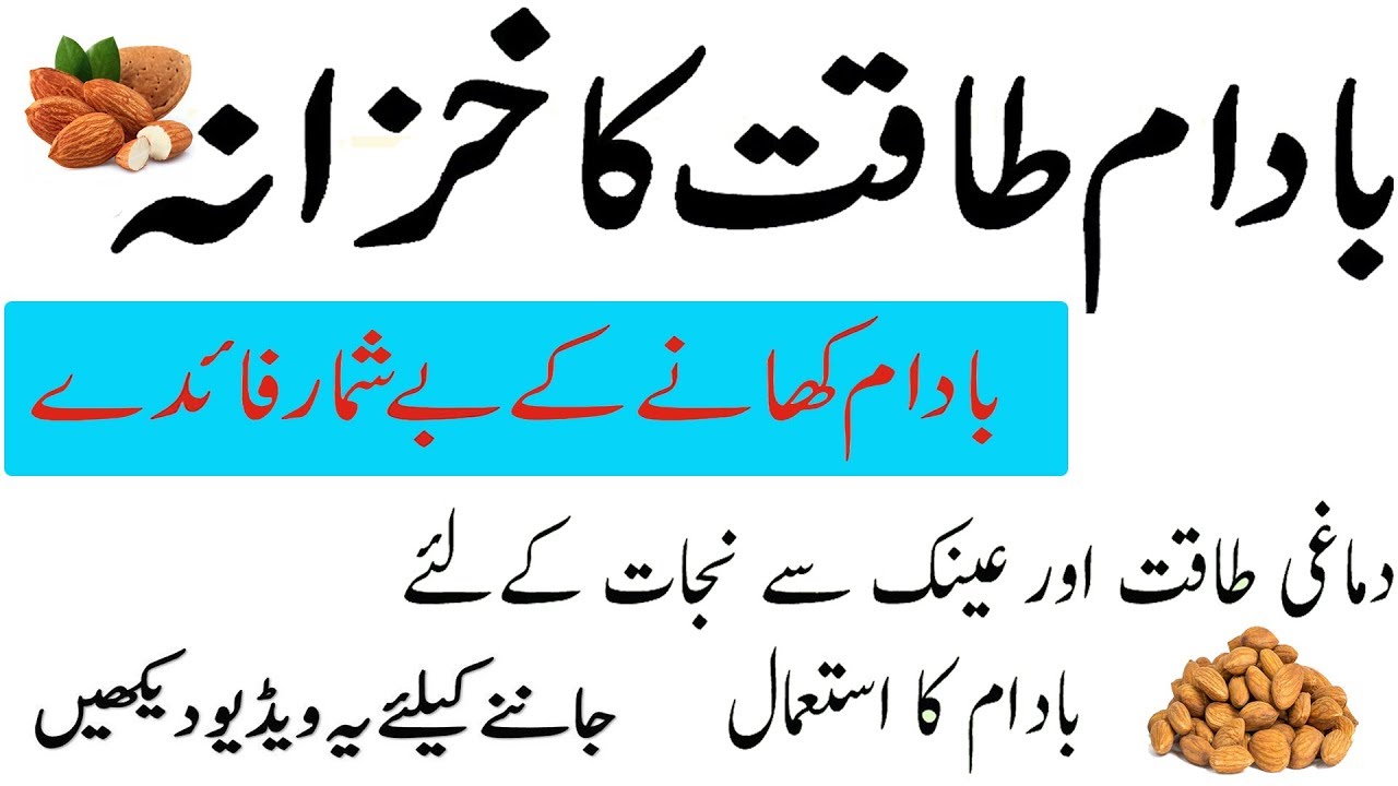 Badam Ke FaydeAlmond Benefits For Skin\Brain YouTube