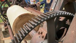 Vernier Mill Being Run By Advance Steam Engine