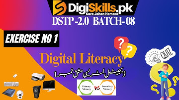 digital literacy exercise no 1 batch 8 solution  #digitalliteracyexercise1 #batch 8 #digiskills