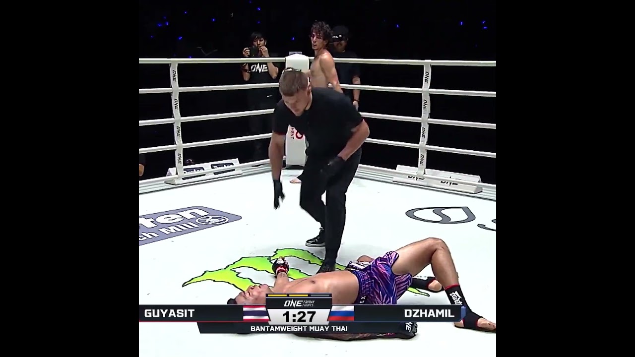 ONE-PUNCH KO 😱 Dzhamil Osmanov flatlines Guyasit in his ONE Friday Fights debut!