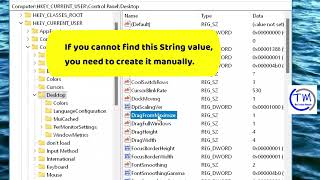 How to enable or disable Drag maximized window in Windows