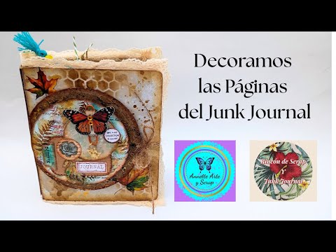 We Decorate the Junk Journal Pages - Video 7