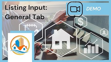 MLS Listing Input: General Tab