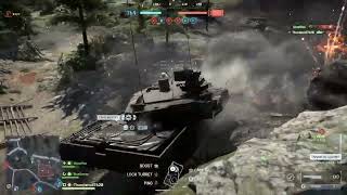 Thunderroll7620 in Battlefield 6 with a showdown of tank then foot i win hell yeah