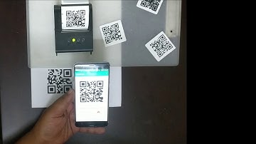 QR Code Label print demo on DYNO BTUB