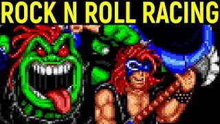 Сега Rock n' Roll Racing Sega / rock and roll racing - рок энд ролл рейсинг | Ретро гонки