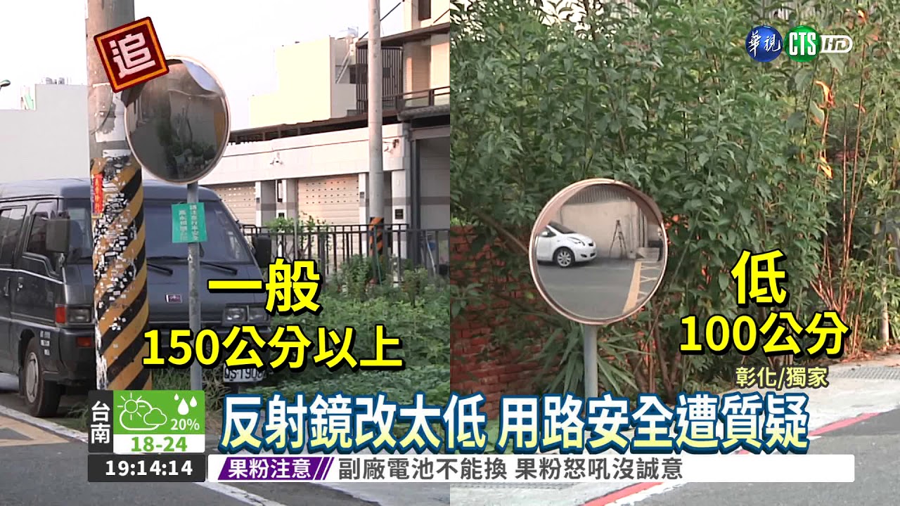 反射鏡比人還低用路人頻抱怨 Youtube