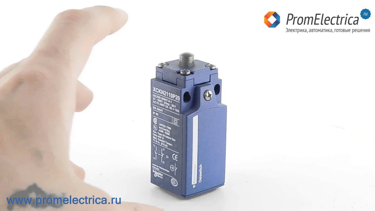 XCKN2110P20 Концевой выключатель в пластиковом корпусе с металлическим ...