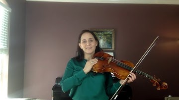 Beginning Orchestra Class video #39 violin and viola
