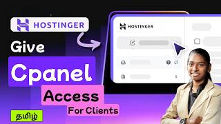 🔥How to Give Cpanel Access in Hostinger 2026 | Cpanel Access for Clients Tamil