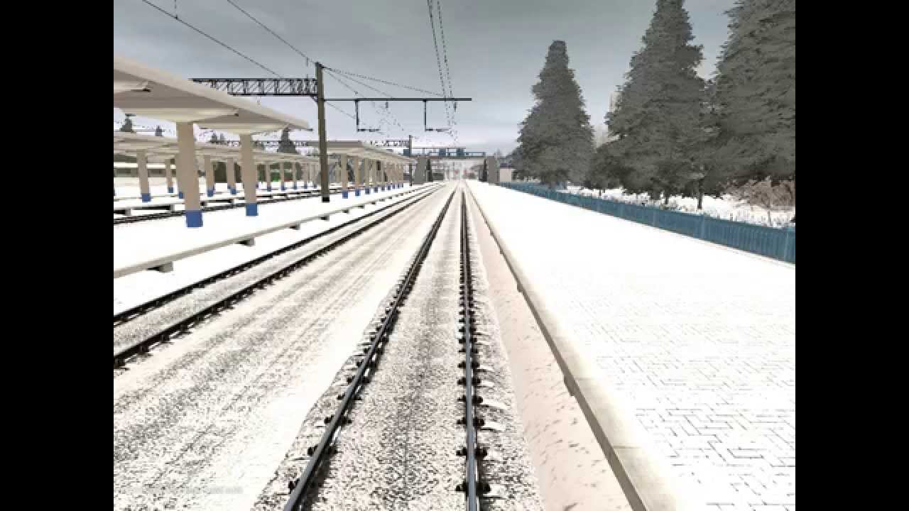 Траинз 2012 запуск и отправление электропоезда ЕР2Р-7030